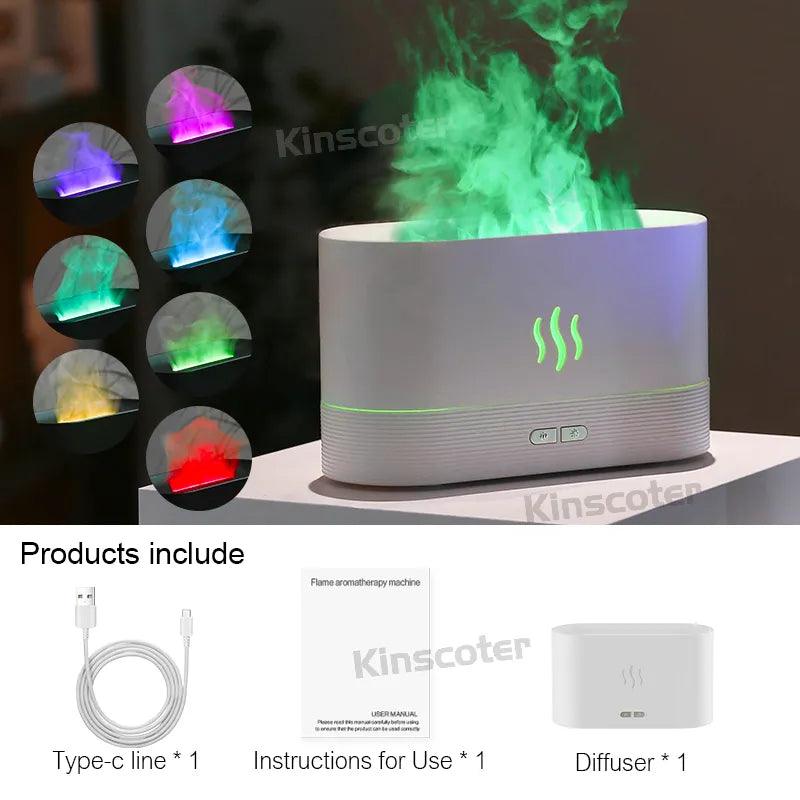 Difusor de Aroma Kinscoter com Umidificador de Ar - MEGAGI