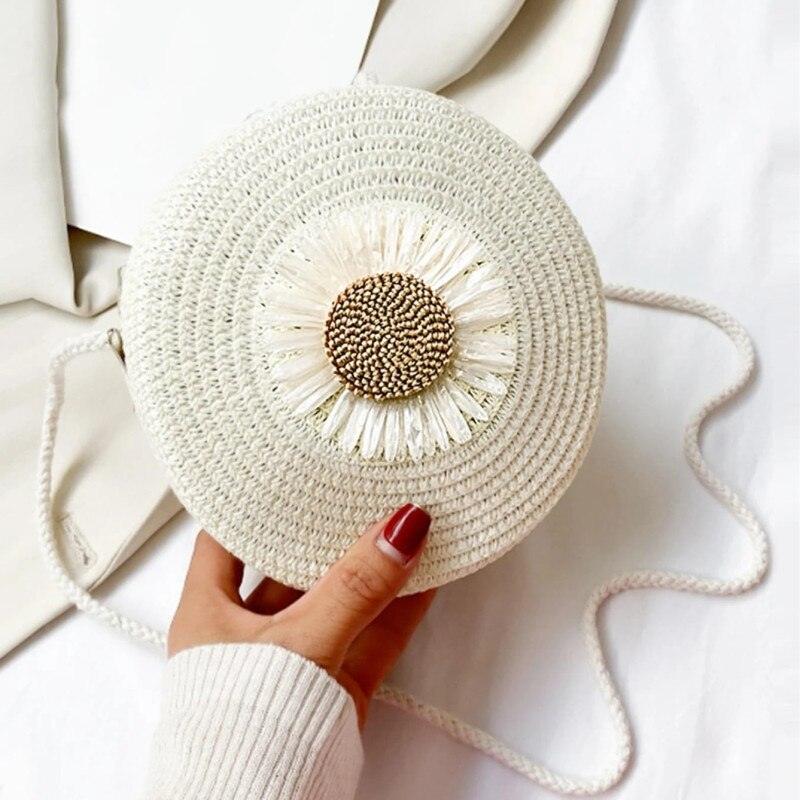 FloralBloom: Bolsa de Ombro Vintage para a Praia - MEGAGI