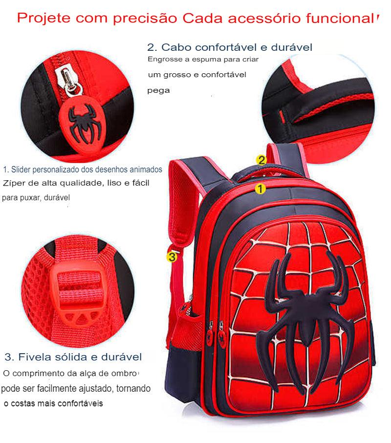 Mochila Escolar 3D para Crianças - MEGAGI