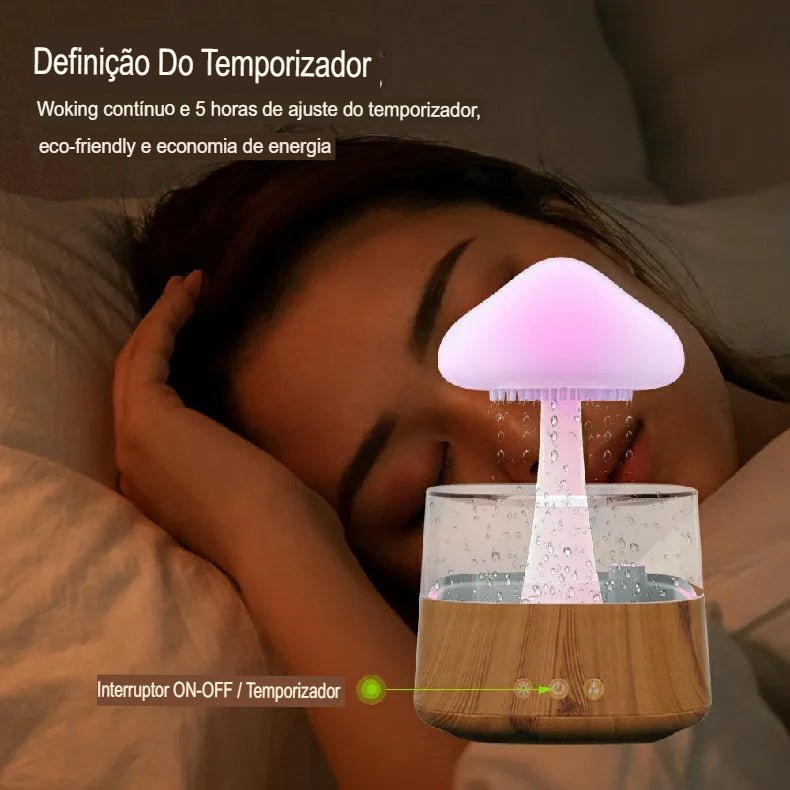 Nuvem Chuva Difusor Umidificador 450 ml - MEGAGI